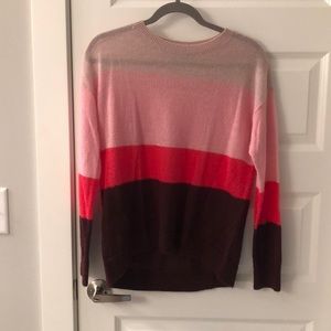 Loft Striped Knit Sweater